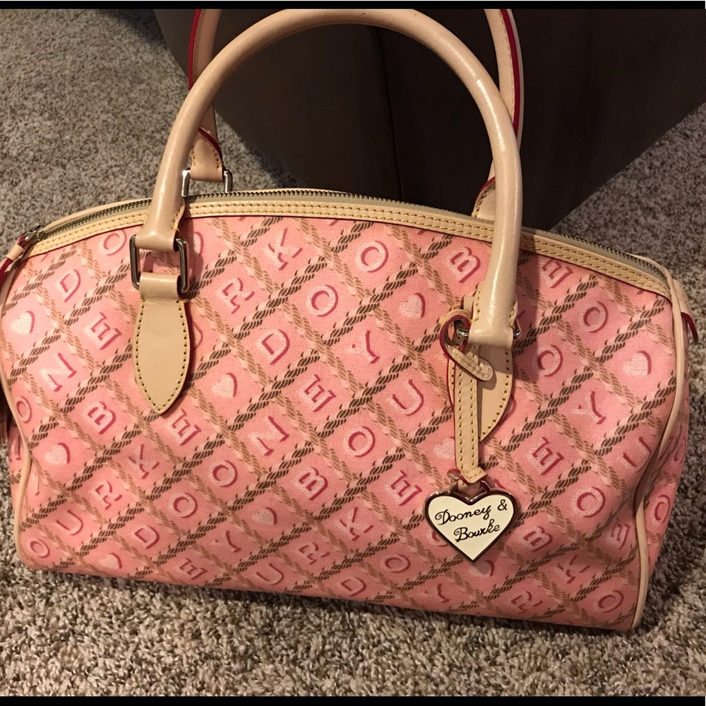 Dooney & Burke bubble gum hand bag